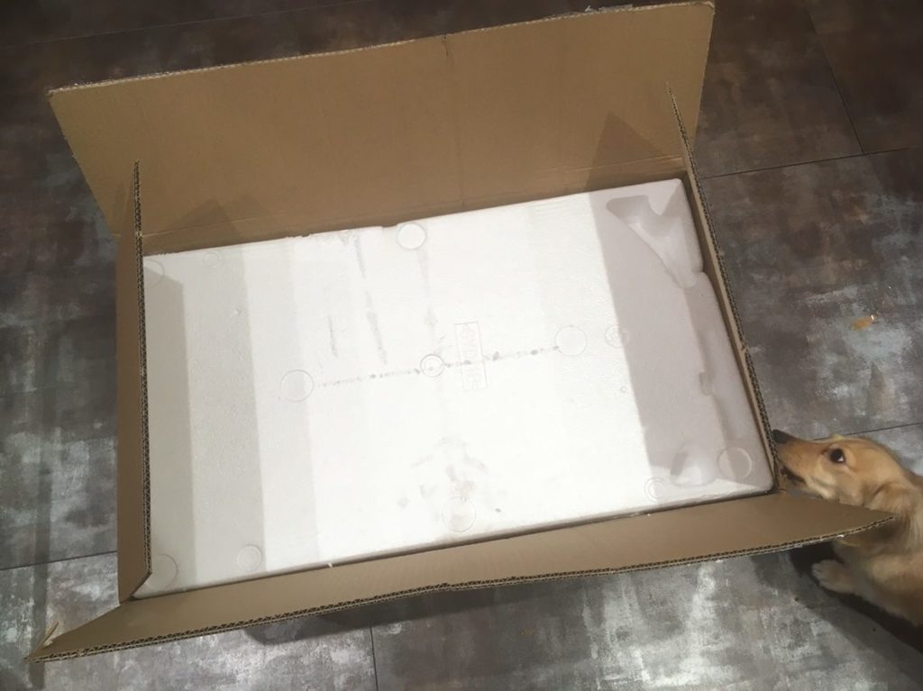 ブルブル振動マシーン梱包